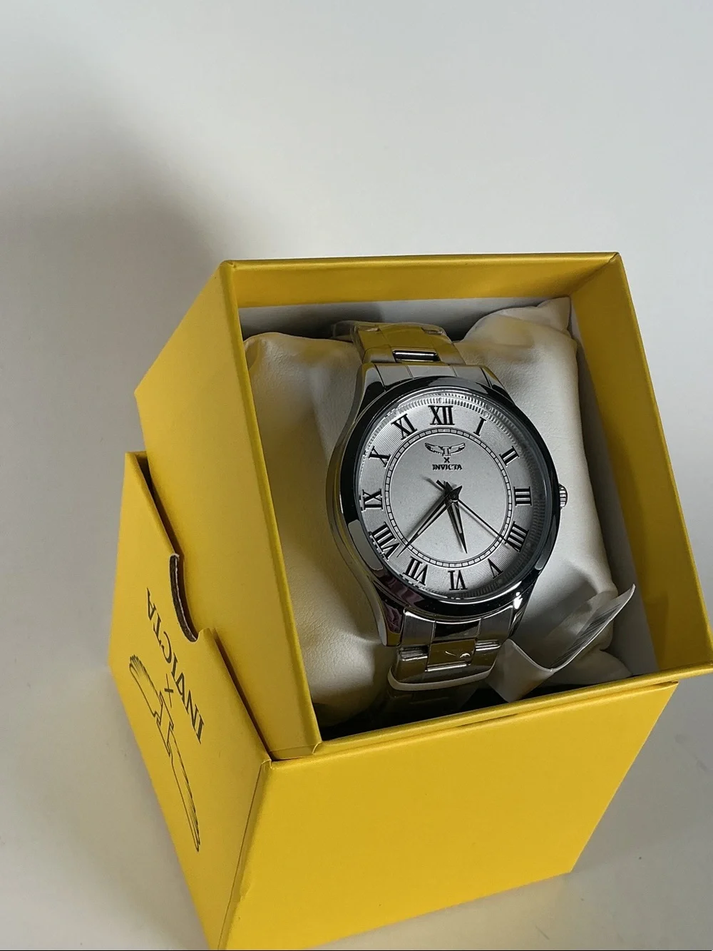 Men’s silver watch Roman numerals - 69886